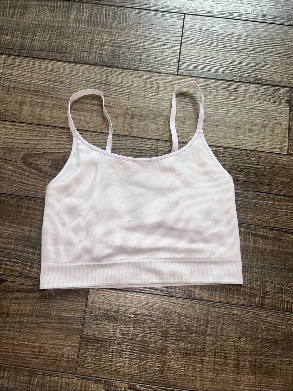 Light Purple Seamless Cropped Tank Top